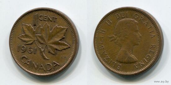 Канада. 1 цент (1961)