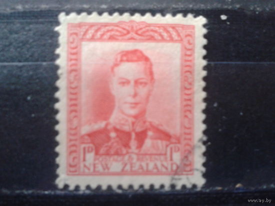 Новая Зеландия 1938 Король Георг 6 1 пенни