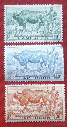 Камерун. Фауна. ( 3 марки ) 1946 года. 1-18.