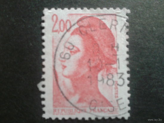 Франция 1983 стандарт 2,00 кр.