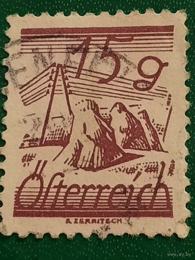 Австрия 1925. Австрийские телеграфные линии