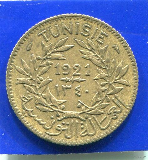 Тунис 1 франк 1921
