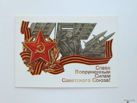 Ильина слава вооруженным силам СССР 1987  10х15  см