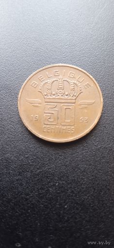 Бельгия 50 сантимов 1953 г.