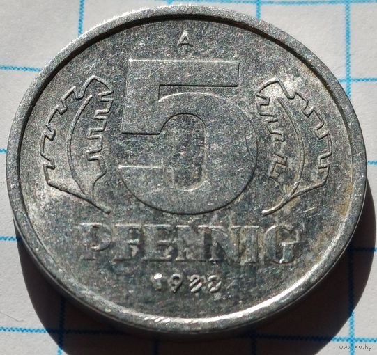 Германия - ГДР 5 пфеннигов, 1980    ( 2-6-4 )