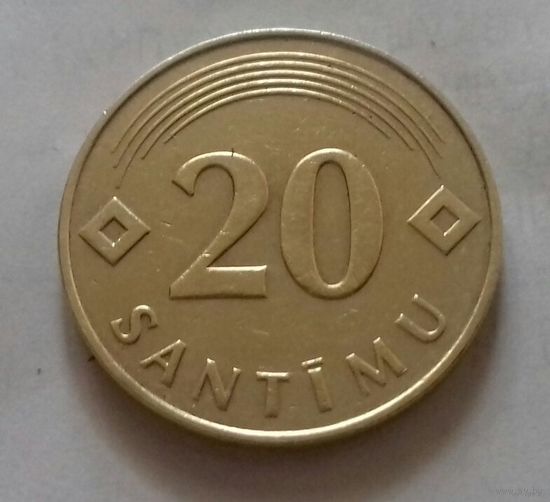20 сантим, Латвия 1992 г.