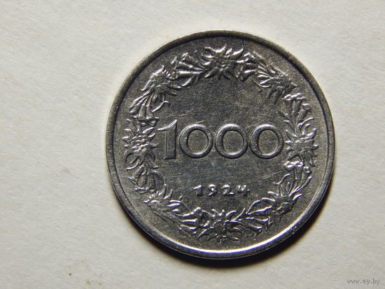 Австрия 1000 крон 1924г.