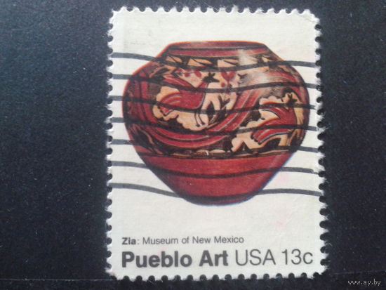 США 1977 керамика, искусство индейцев