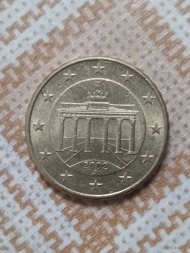 10 евроцентов 2002 J Германия.