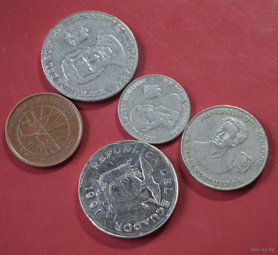 Эквадор 5 монет