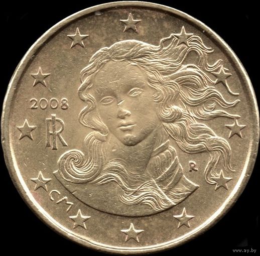 Италия 10 евроцентов 2008 г. КМ#247 (14-4)