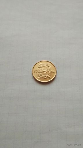 10 центов (сентов) 2006 г. Эстония.