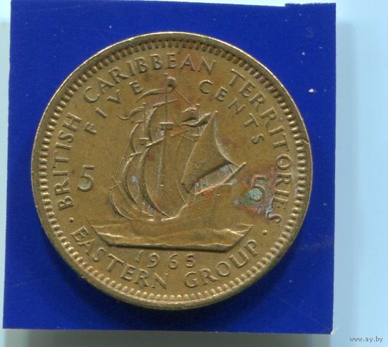 Карибские острова , Карибы 5 центов 1965