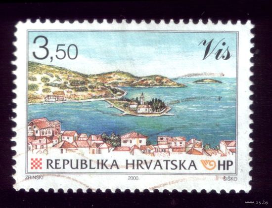 1 марка 2000 год Хорватия 555