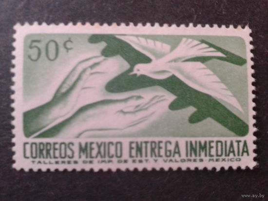 Мексика 1962 голубь мира, специальная доставка Mi-5,0 евро