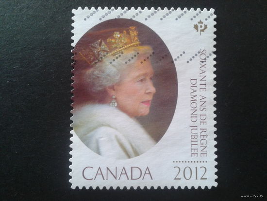 Канада 2012 королева Елизавета 2 - 60 лет на троне