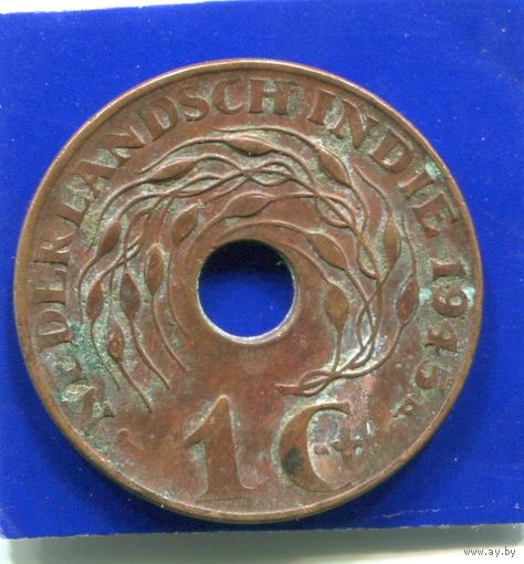 Голландская Индия 1 цент 1945 Р