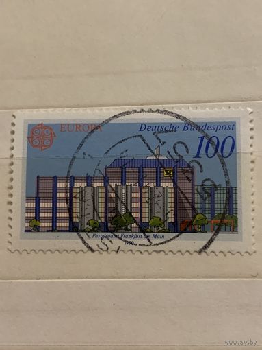 ФРГ 1990. Почтовое отделение Франкфурт на Майне