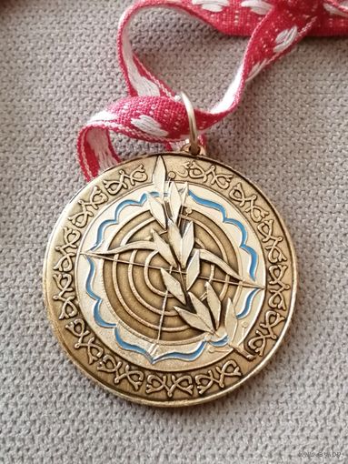 Медаль по стрельбе из лука городского спорткомитета г. Душанбе.