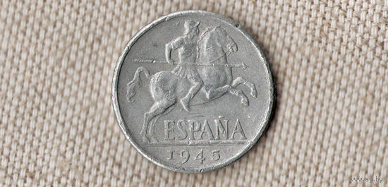 Испания 10 сентимо 1945