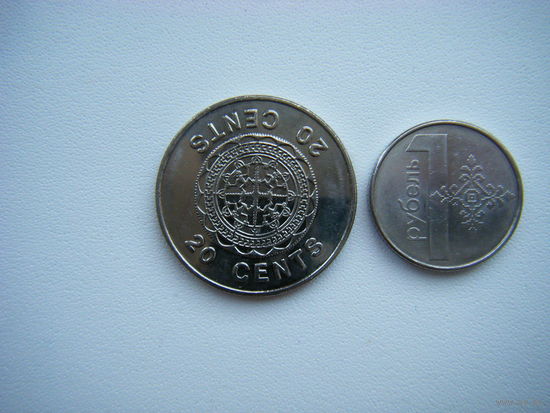 Соломоновы острова 20 центов 2006г