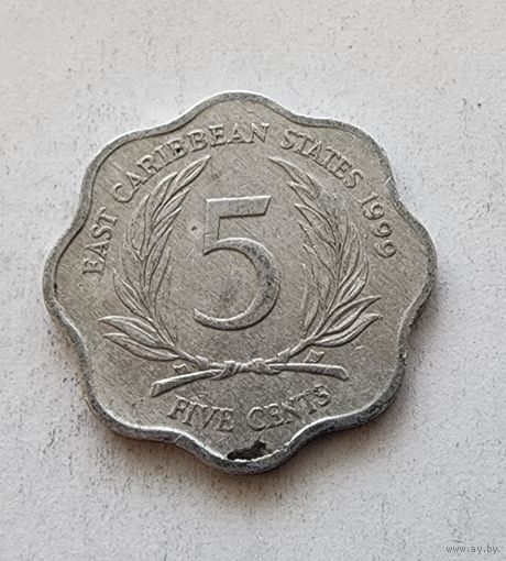 Восточные Карибы 5 центов, 1999