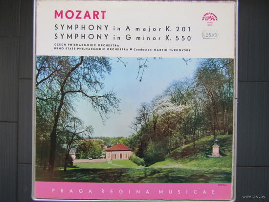 Mozart - Symphony K.201, K.550 Czechoslovakia NM/EX+