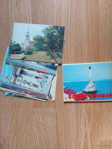 Набор открыток Севастополь 18 шт. комплект.