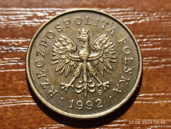 Польша 2 гроша 1992
