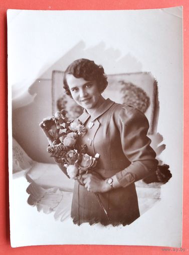 Фото студенток Могилевского пединститута. 1938-39 г. 14 шт. 9х12 см. Цена за все.