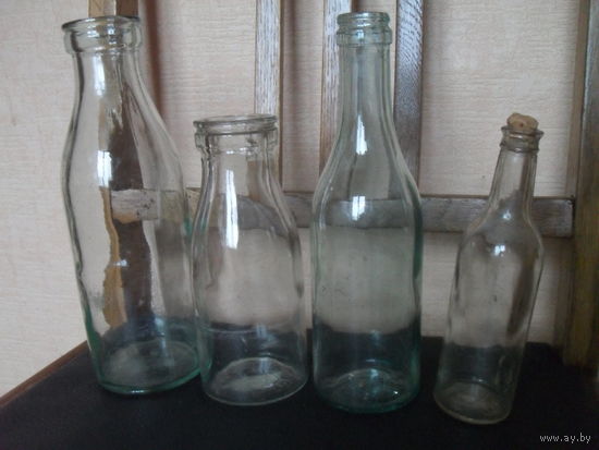 Советские бутылки.