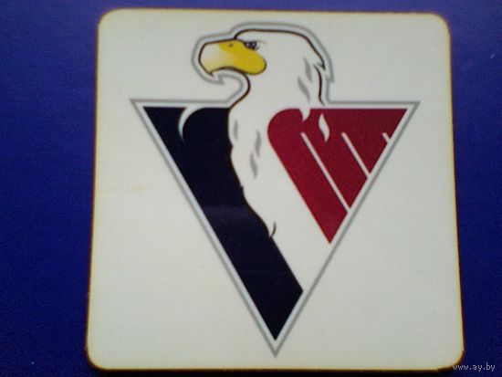 Магнит - Логотип Хоккейный Клуб - "Слован" Братислава - Размер Магнита - 10/10 см.