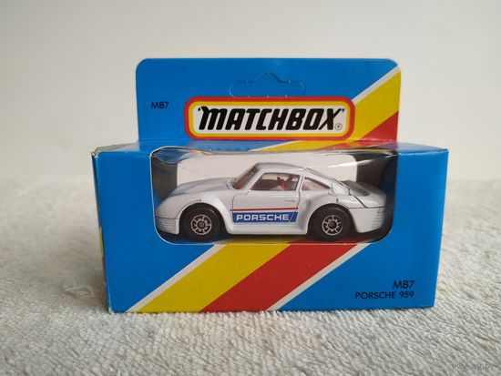 Porsche 959. Matchbox, 1986 г. Масштаб 1:58.