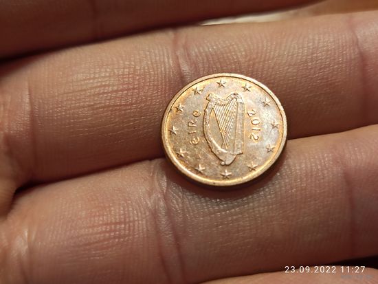 Ирландия 1 евроцент 2012