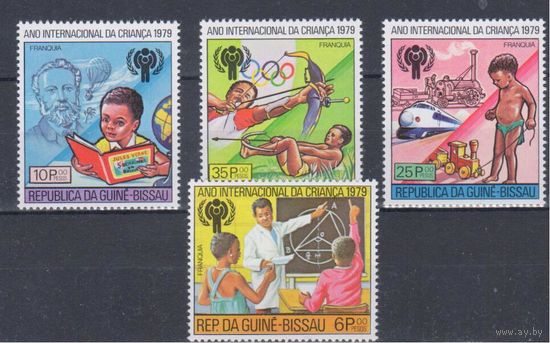 [1241] Гвинея- Бисау 1979. Спорт,транспорт,образование. СЕРИЯ MNH