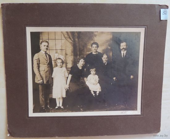 Большое фото семьи времен царизма (размер без паспорту 22 см * 17 см)
