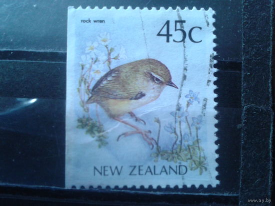 Новая Зеландия 1991 Птица К14 1/2 с обрезом