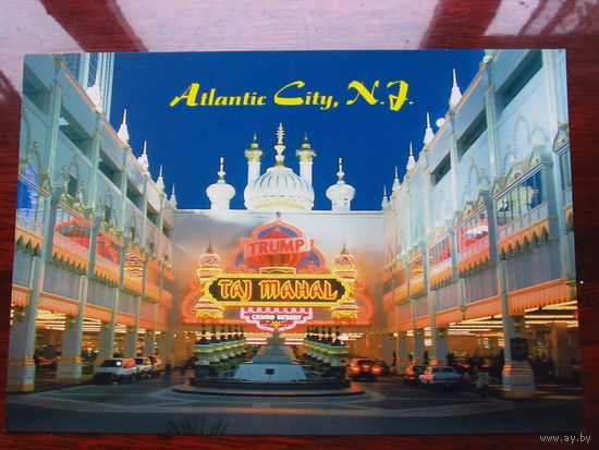 С005-3115 Открытка Atlantic City NJ США Конец 1990-х – начало 2000-х Подписана