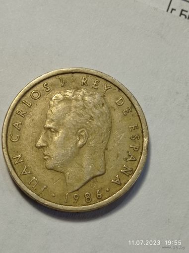 Испания 100  песо 1986 года