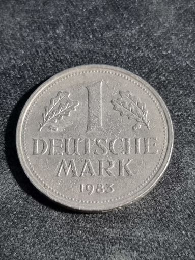 Германия (ФРГ) 1 марка 1983 F