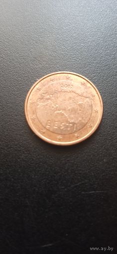 Эстония 1 евроцент 2012 г.