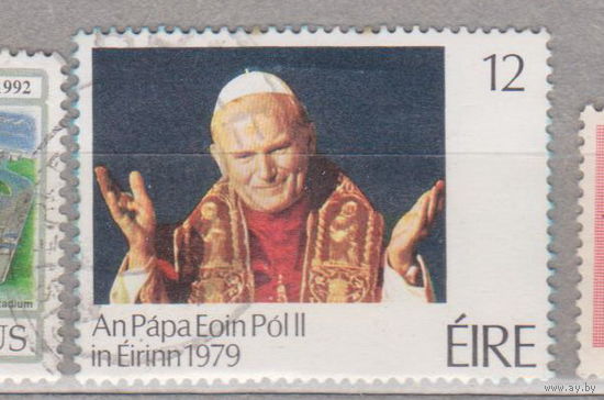 Религия личности известные люди Папа Иоанн-Павел Ирландия 1979 год  лот 1