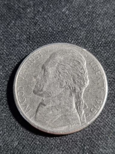 США 5 центов 1995  P