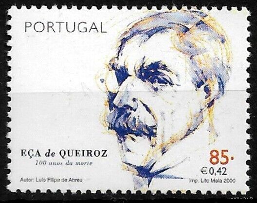 2000 Португалия 2454 100-летие писателя Ж.М.Э. де Кейроз