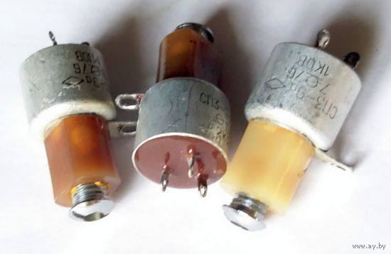 Резистор сп3-9 сп3-9а (выноска на переднюю панель РЭА, вал 15 мм) за 1 ШТ