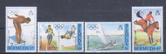 [2394] Бермуды 1984. Спорт.Летние Олимпийские игры. СЕРИЯ MNH