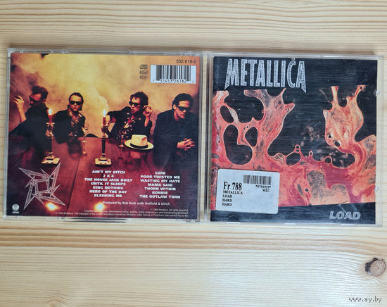 Metallica - Load (CD, Europe, 1996, лицензия) MADE IN GERMANY