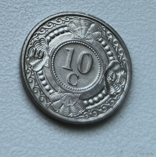 Нидерландские Антильские острова 10 центов, 1991  4-4-33