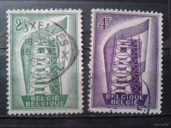 Бельгия 1956 Европа Полная серия