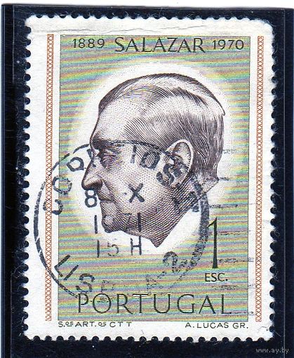 Португалия.Ми-1136. Антонио Салазар. 1971.